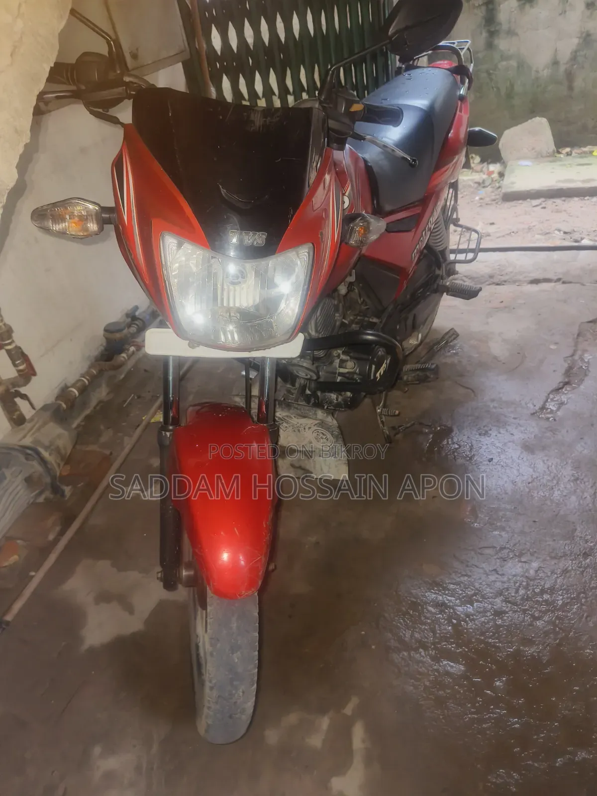 TVS Metro Plus 2019 Red