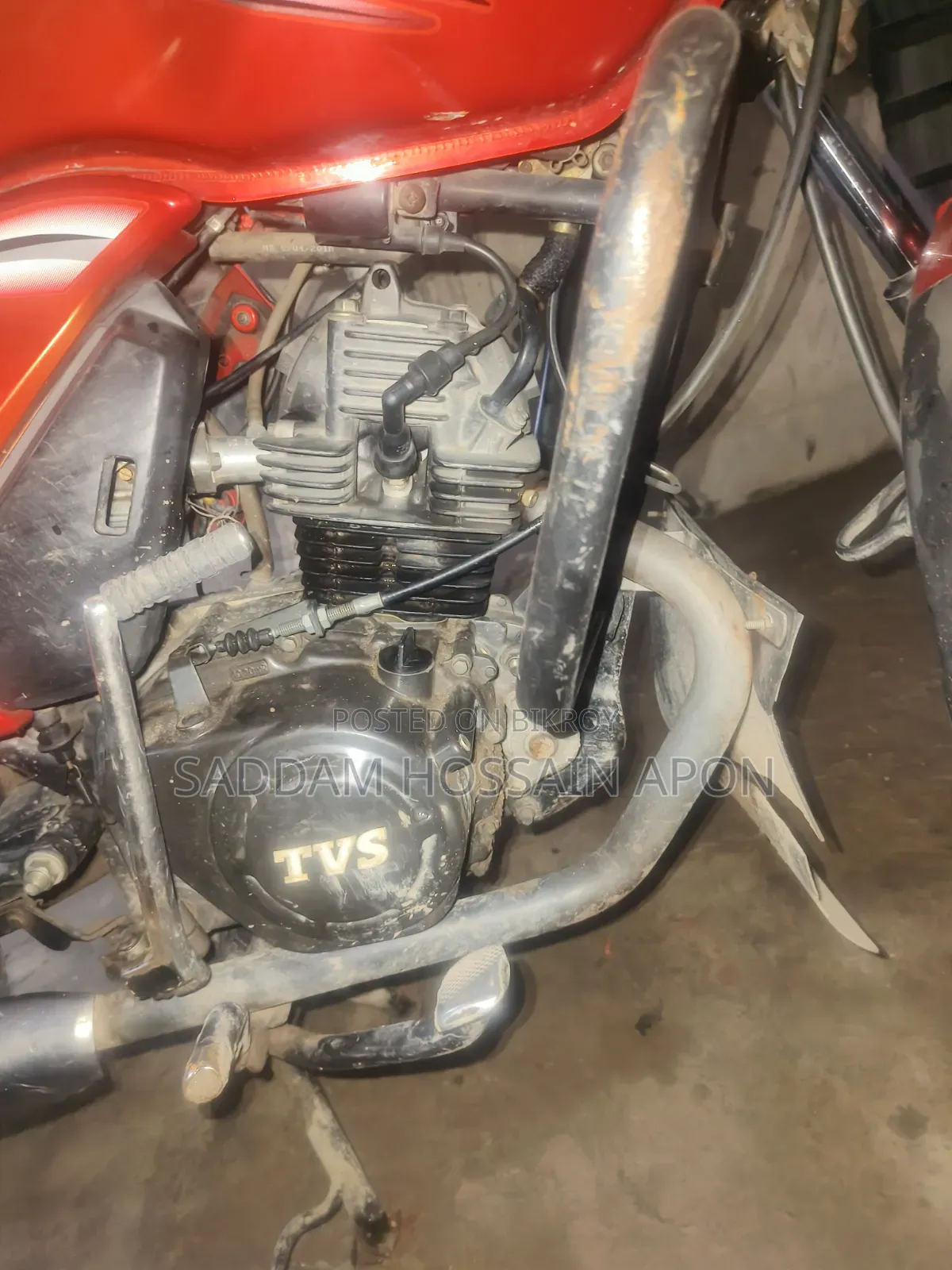 TVS Metro Plus 2019 Red