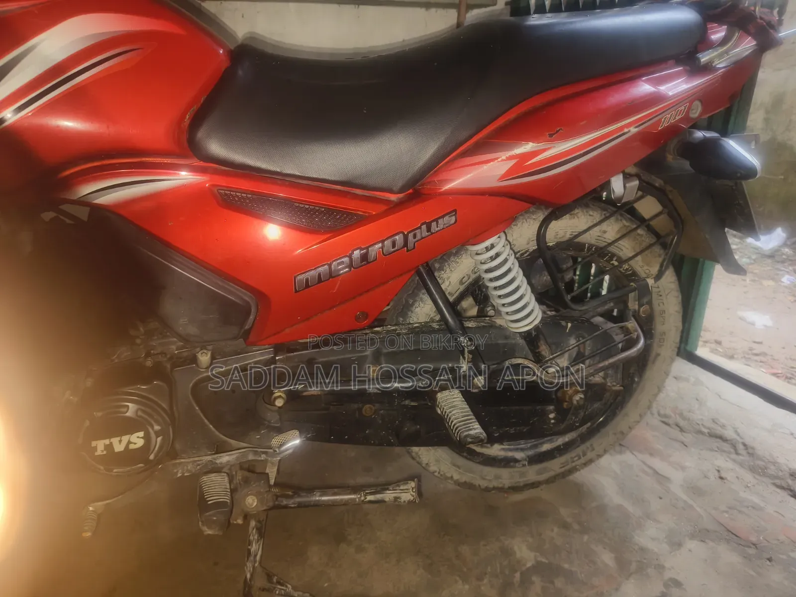 TVS Metro Plus 2019 Red