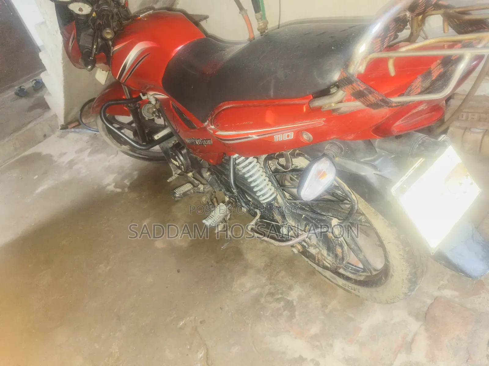 TVS Metro Plus 2019 Red