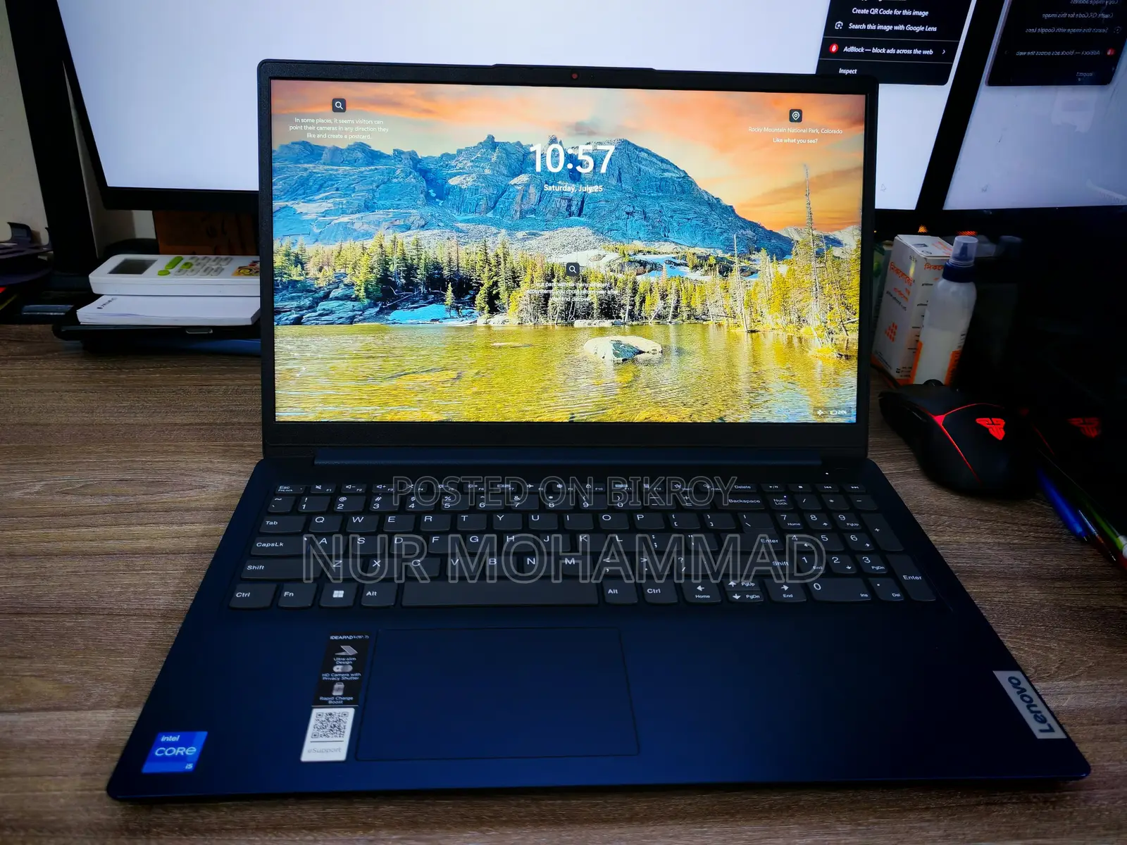 New Laptop Lenovo IdeaPad 1 8GB Intel Core i5 SSD 256GB