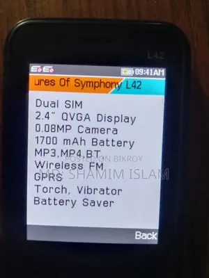 Symphony L42 Black
