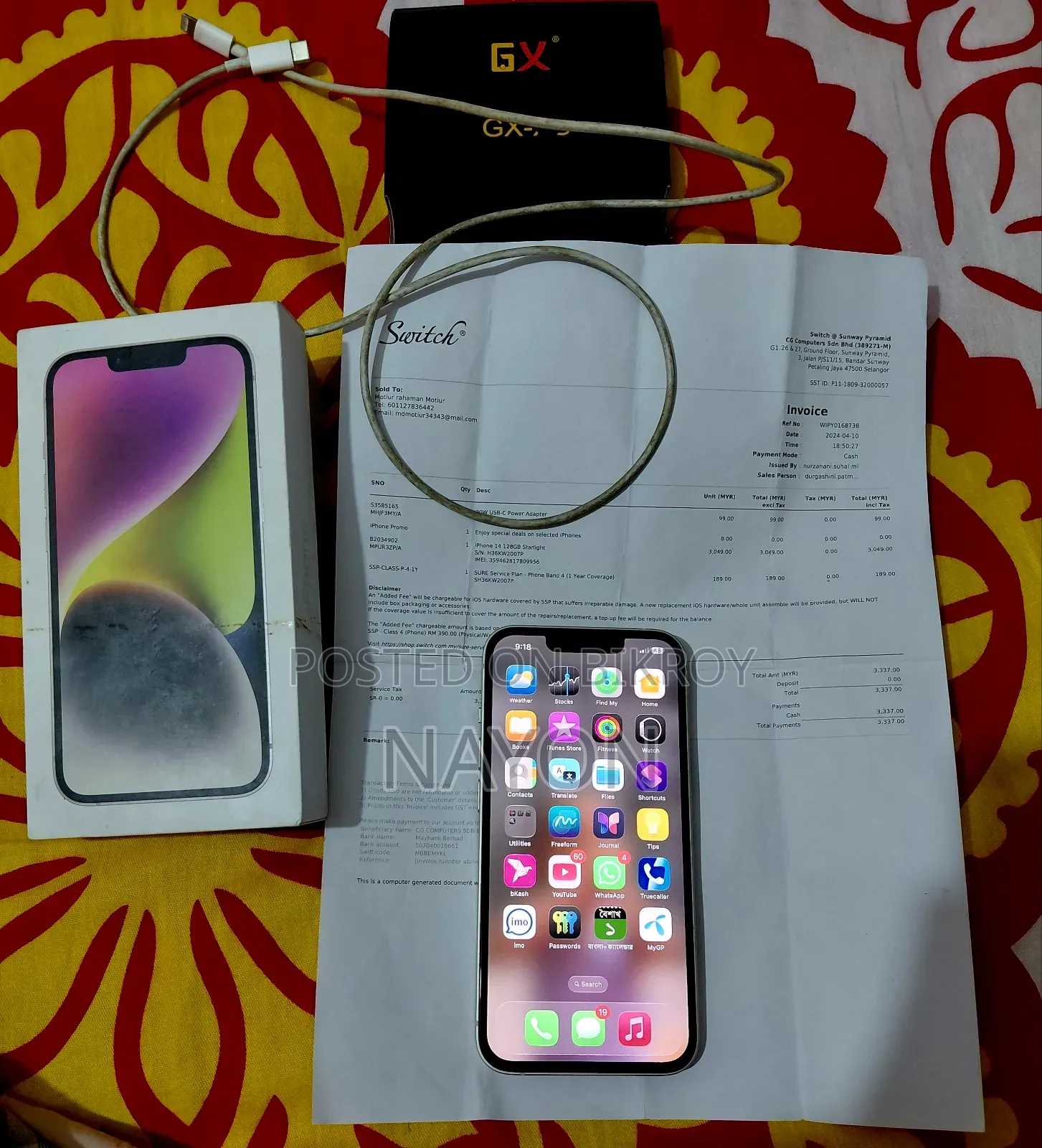 Apple iPhone 14 128 GB White
