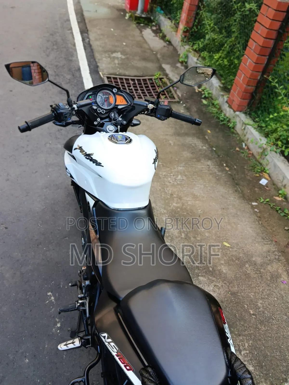 New Bajaj Pulsar NS 160 2019 White