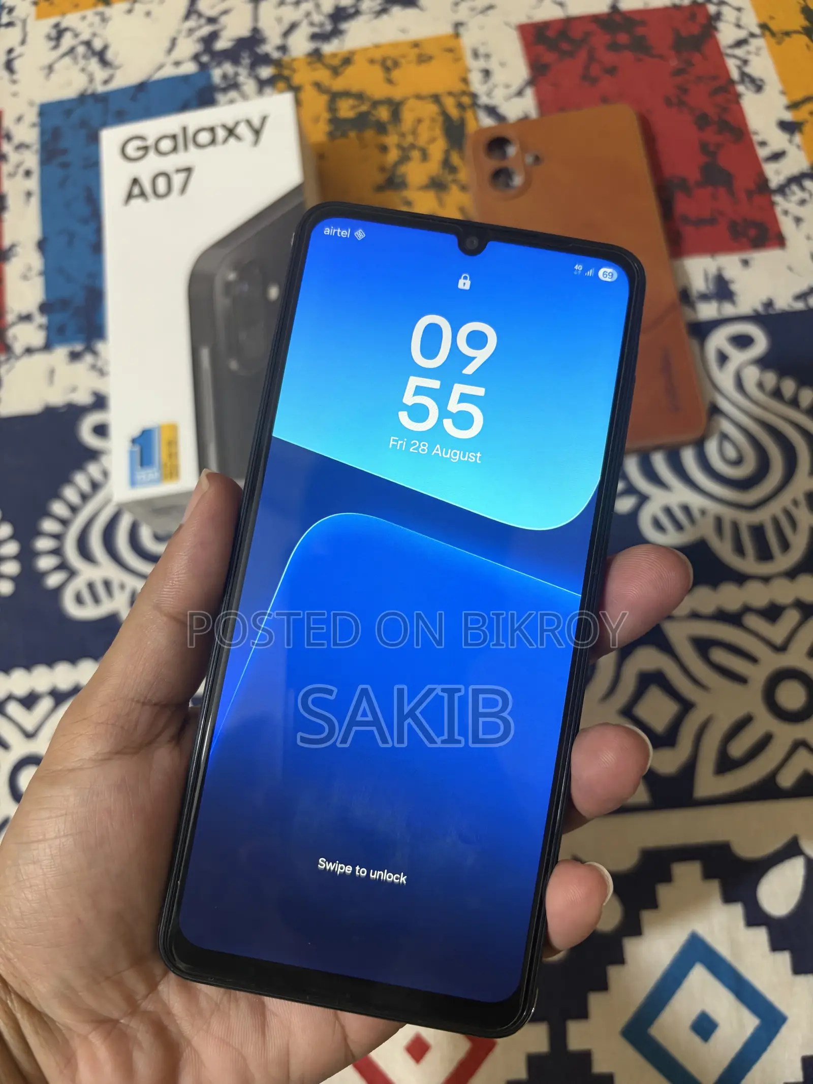 New Samsung Galaxy A07 4G 64 GB Black