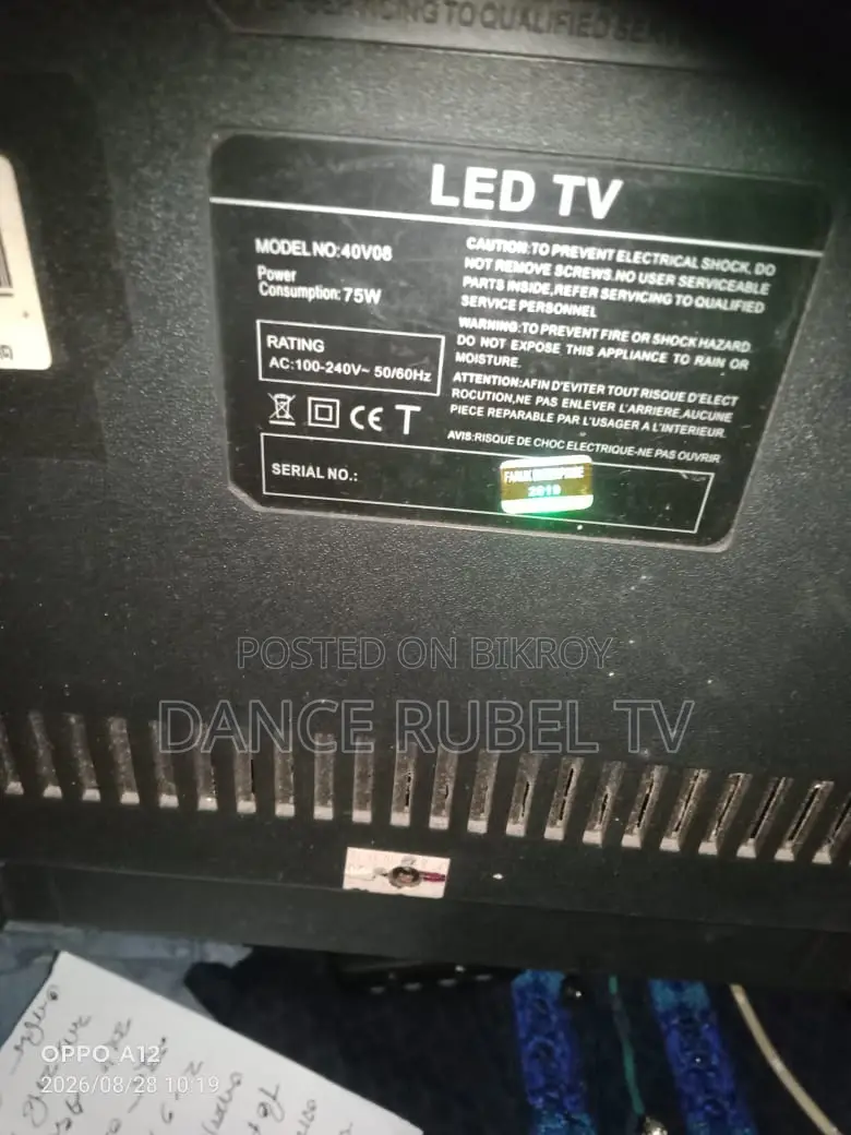 Sony LED TV 32” বিক্রি হবে ৭৫০০ টাকা (নন স্মার্ট)