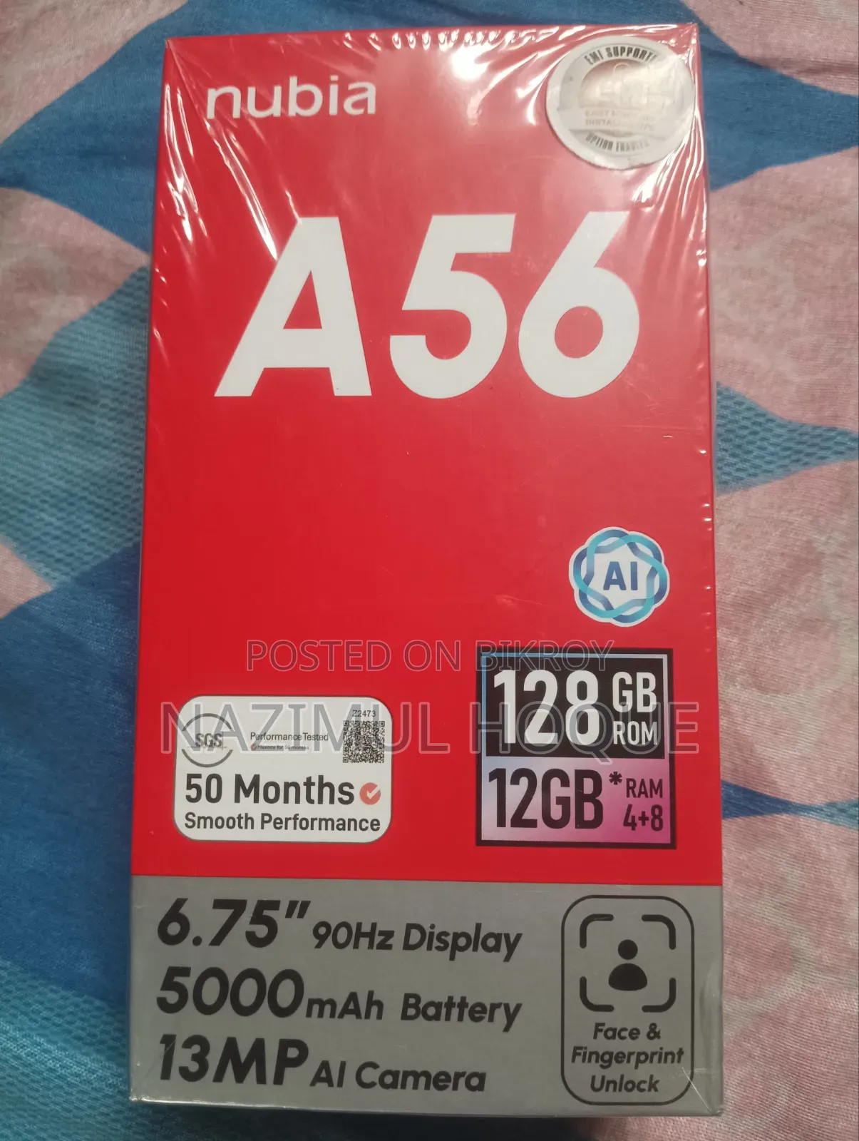 New ZTE Blade A56 128 GB Black