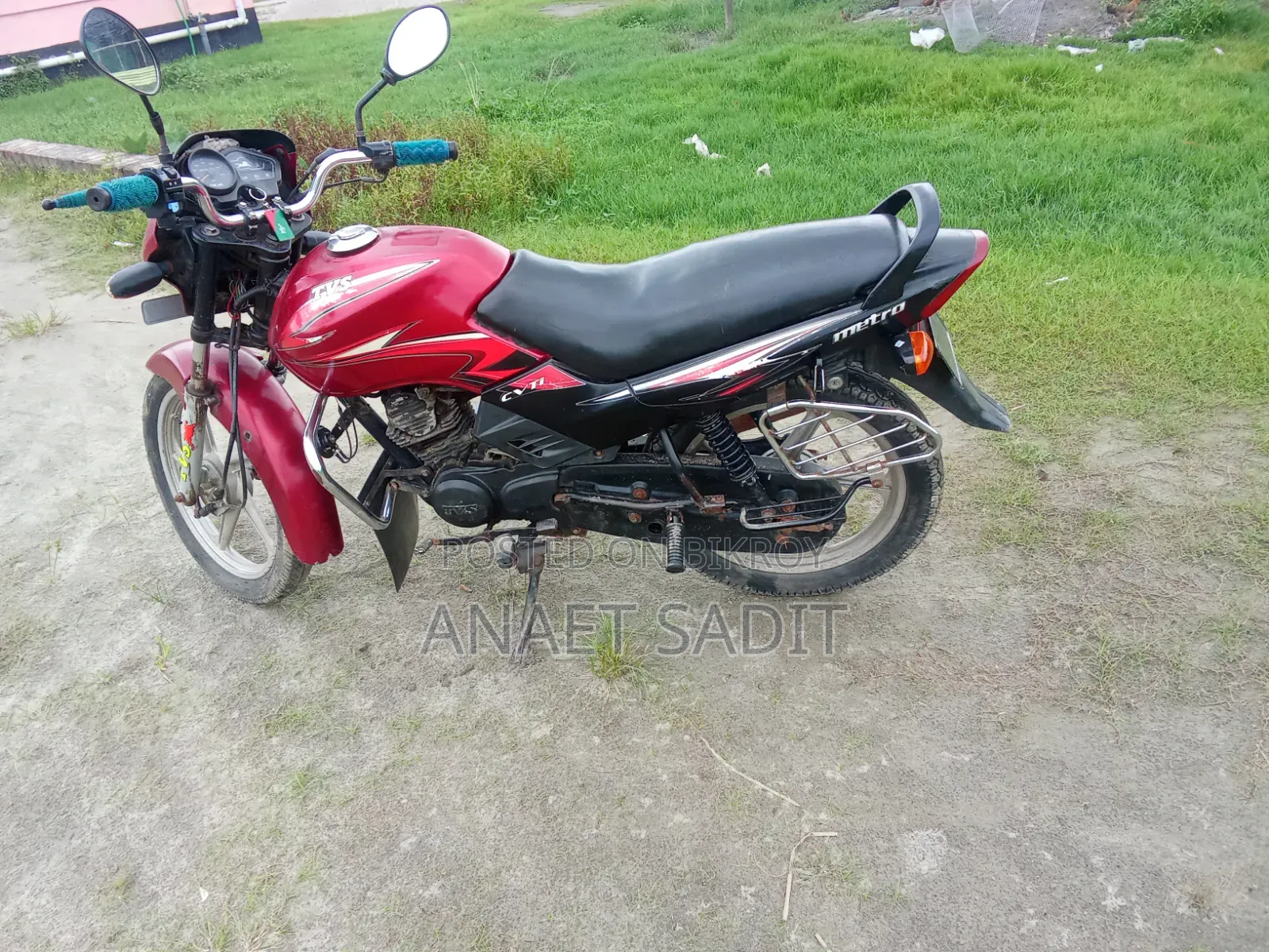 TVS Metro Plus 2018 Red