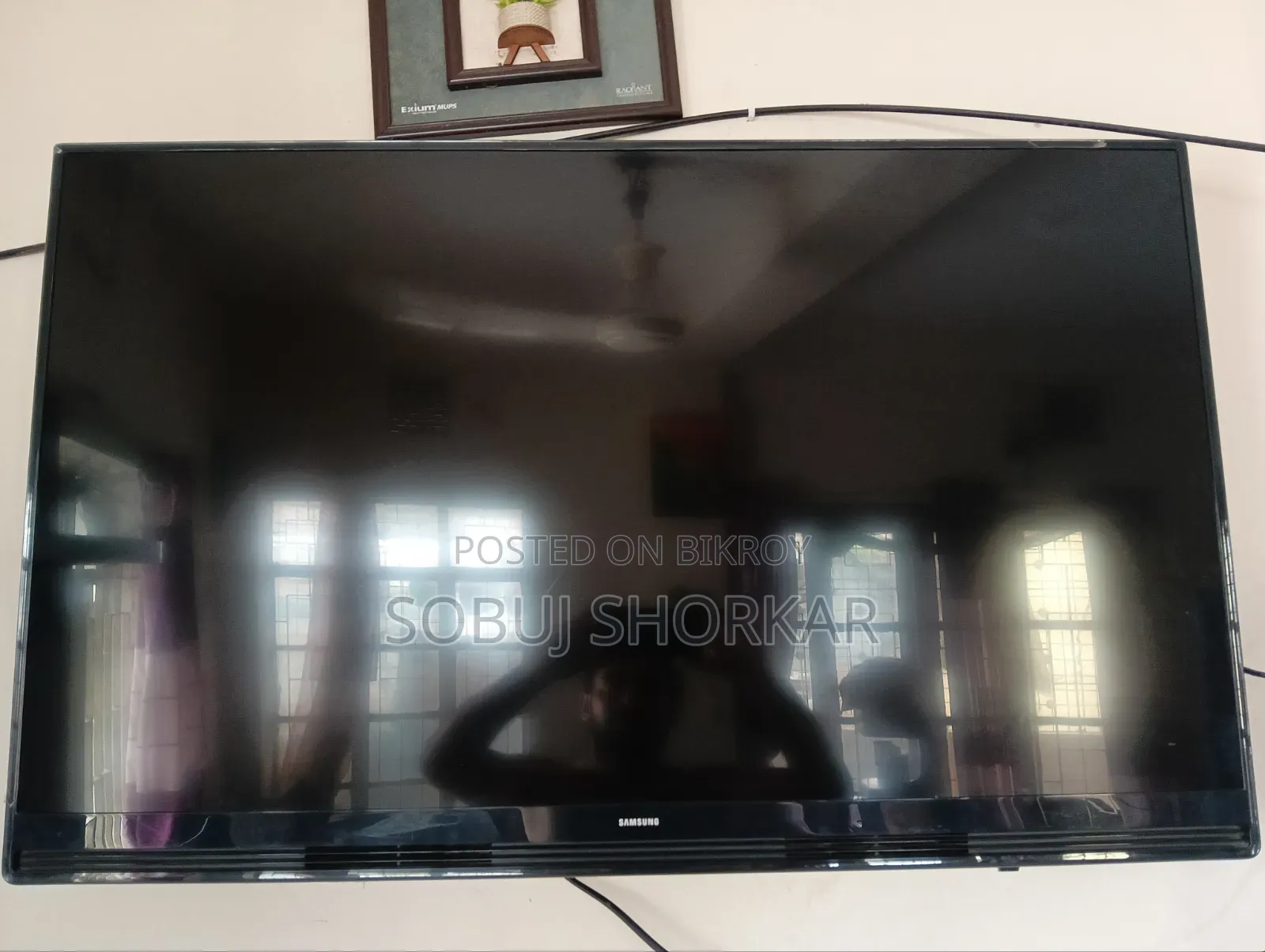 Samsung 43" Full HD TV + Android Box, Remote ও কাগজপত্রসহ