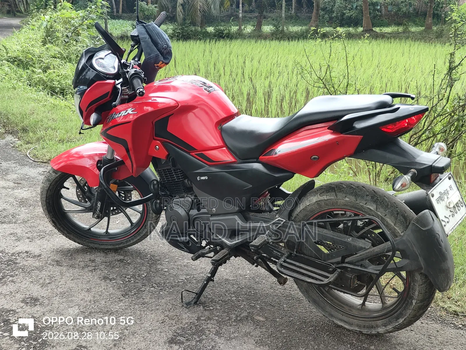 Hero Hero Hunk 150R Dual Disc ABS 2023 Red