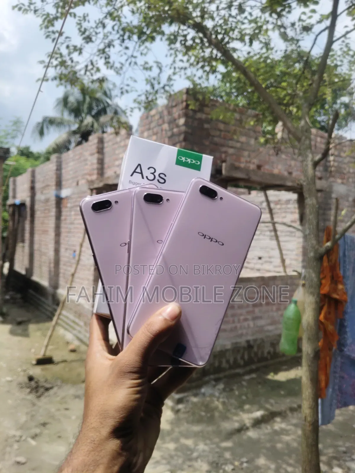 New Oppo A3s 256 GB Pink