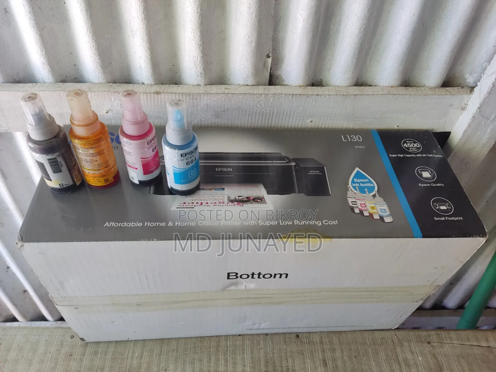 Epson L130 Color Ink Tank Printer (Almost New / Extra Ink Included