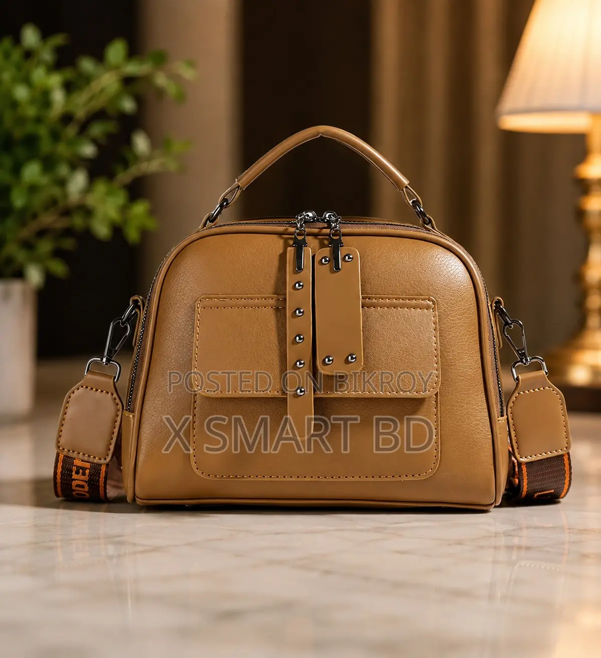 High End Ladies' Handbag Multi-Layer Large Capacity Commuting Bag