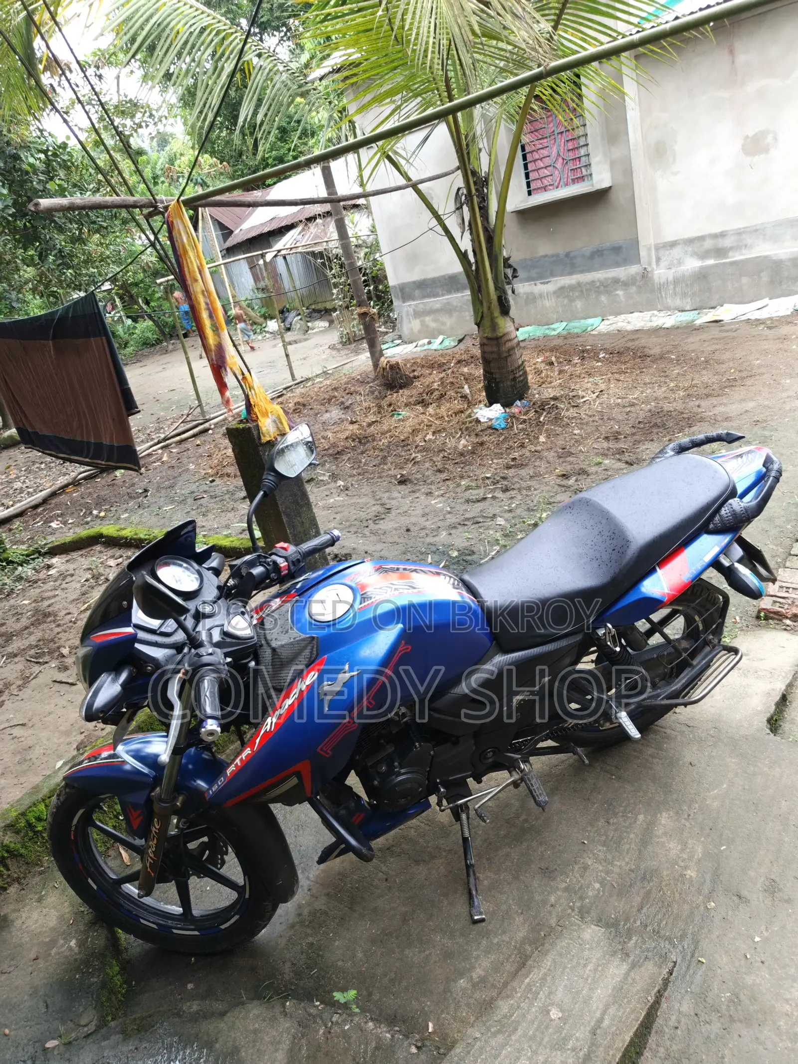 TVS Apache RTR 160 2V 2022 Blue