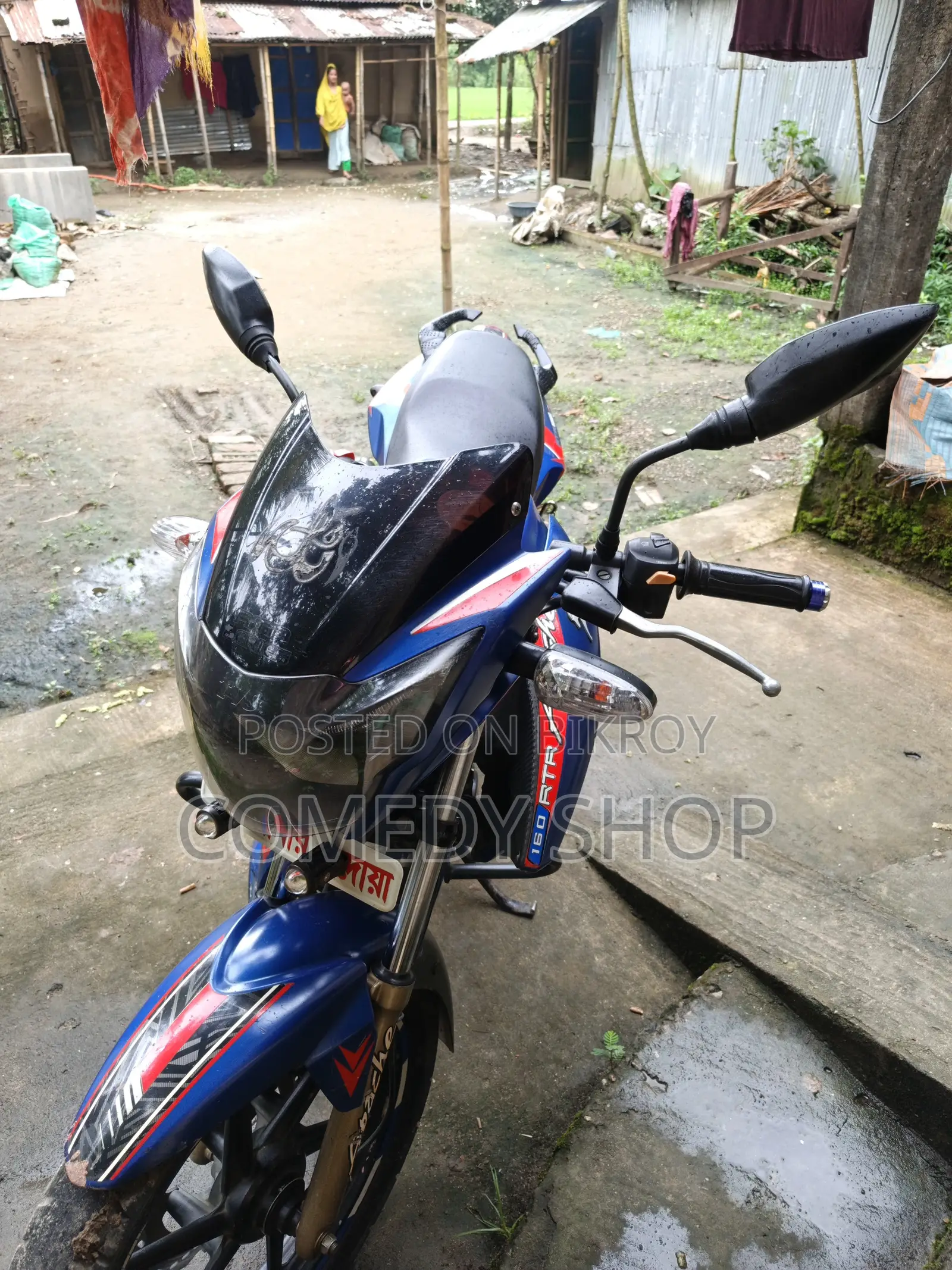 TVS Apache RTR 160 2V 2022 Blue