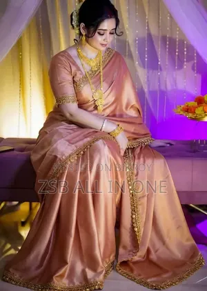 Indian Tuba Lama Silk Saree