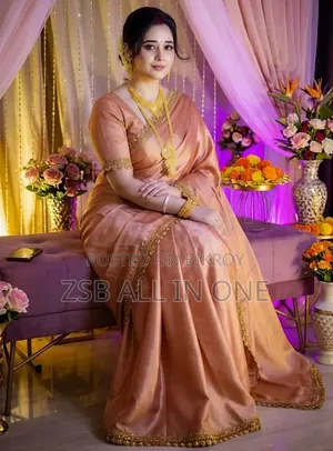 Indian Tuba Lama Silk Saree
