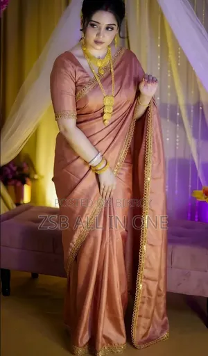 Indian Tuba Lama Silk Saree