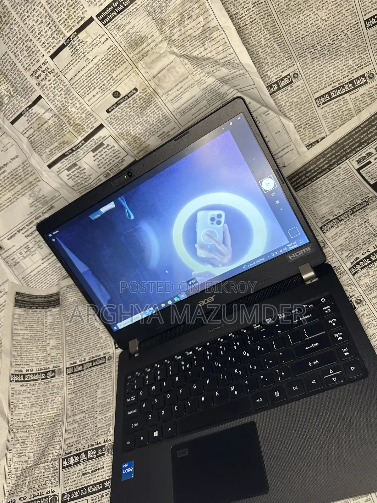 Laptop Acer TravelMate P2 14 4GB Intel Core i3 HDD 1T