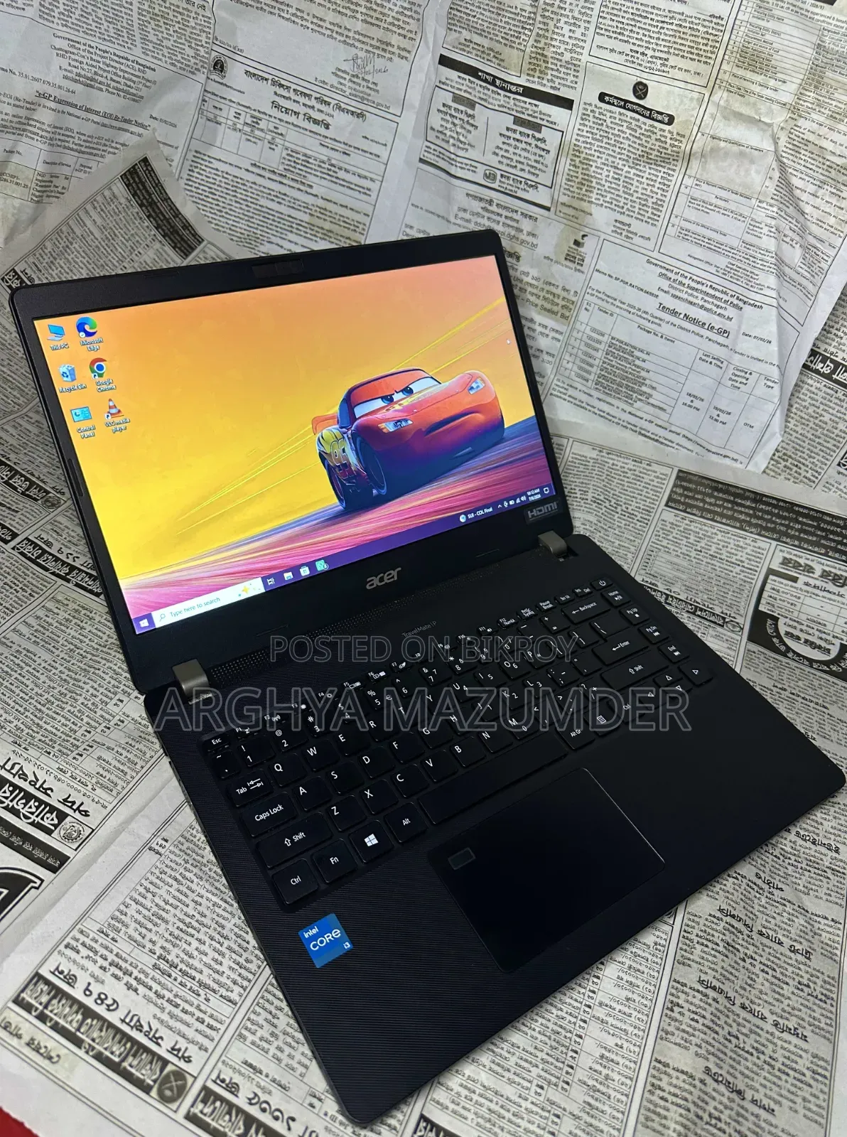 Laptop Acer TravelMate P2 14 4GB Intel Core i3 HDD 1T