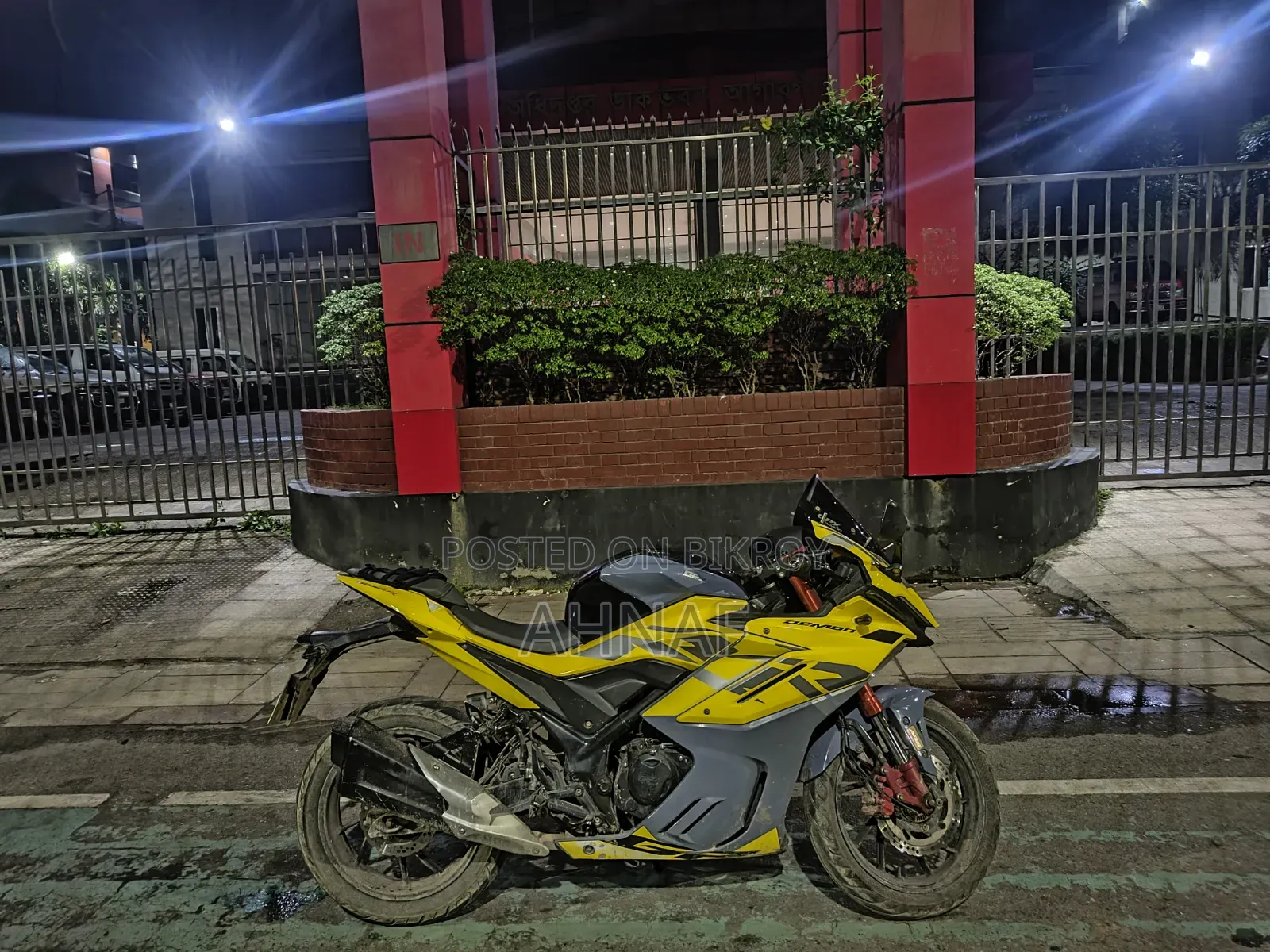 GPX Demon 150GR FI 2023 Yellow