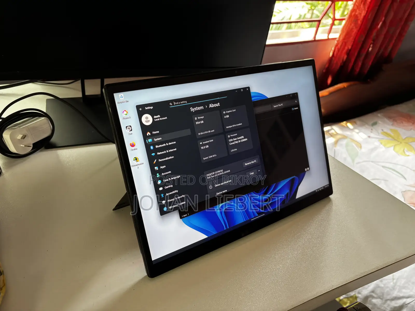 Laptop Asus ROG GX800VH 16GB Intel Core i9 SSD 1T