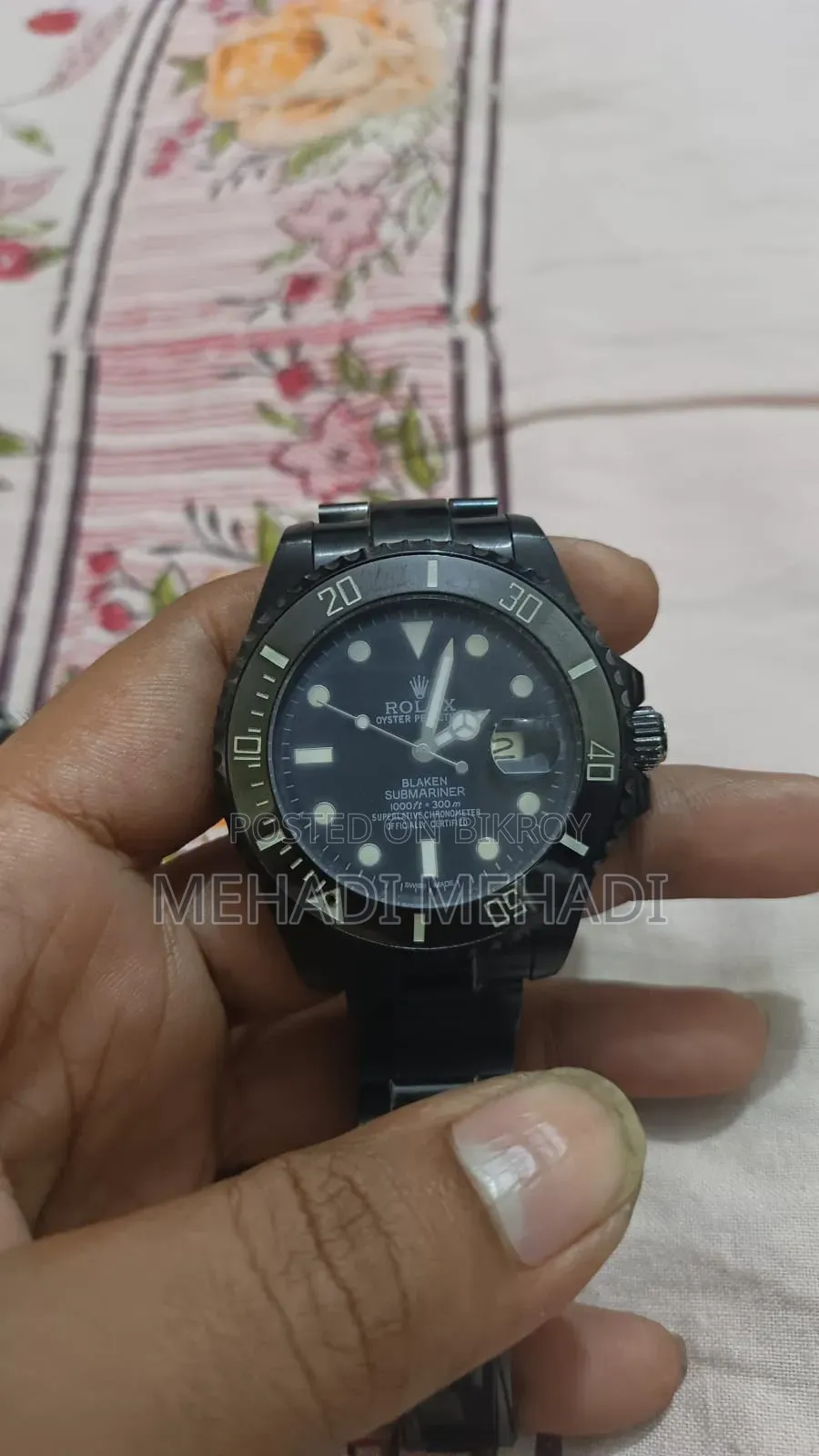 Rolex Master Copy Oto Metic ঘড়ি