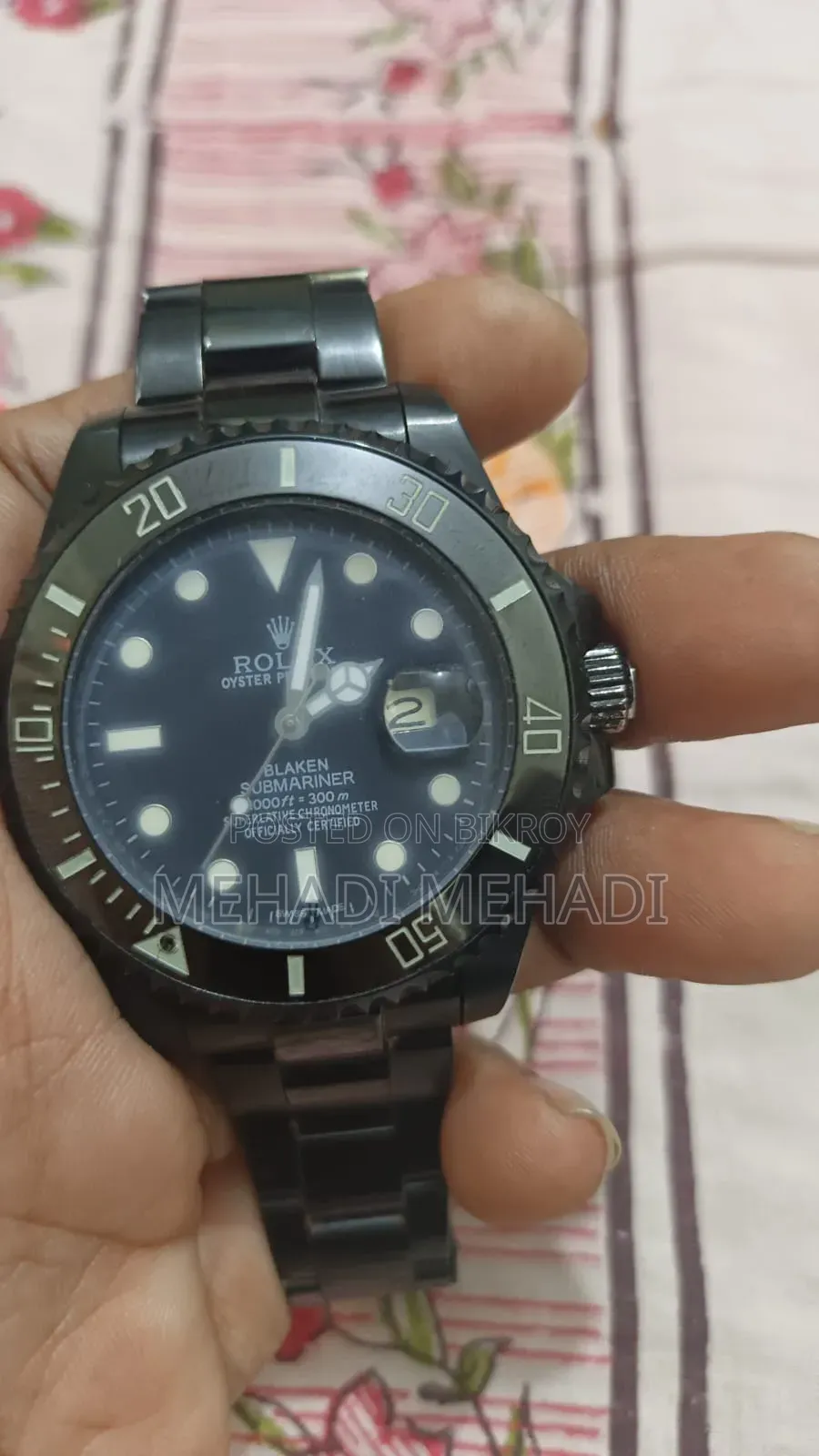 Rolex Master Copy Oto Metic ঘড়ি