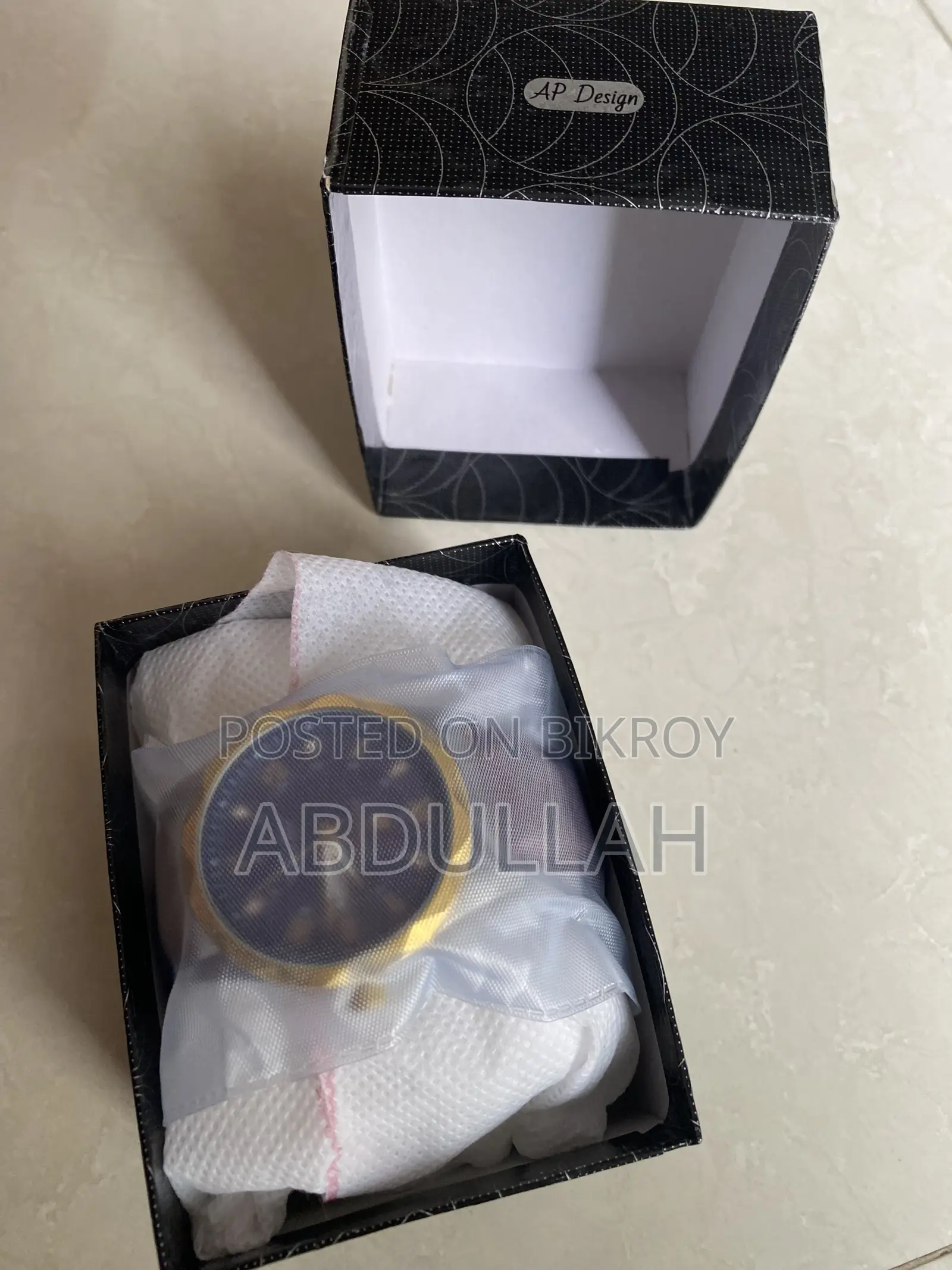 Leather Golden Watch