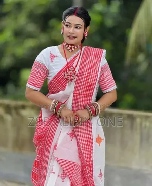 ✨ পুজো স্পেশাল ভাইরাল গামছা প্রিন্ট শাড়ি ✨