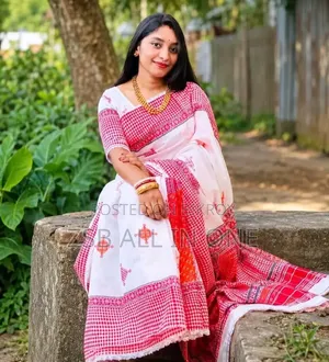 ✨ পুজো স্পেশাল ভাইরাল গামছা প্রিন্ট শাড়ি ✨