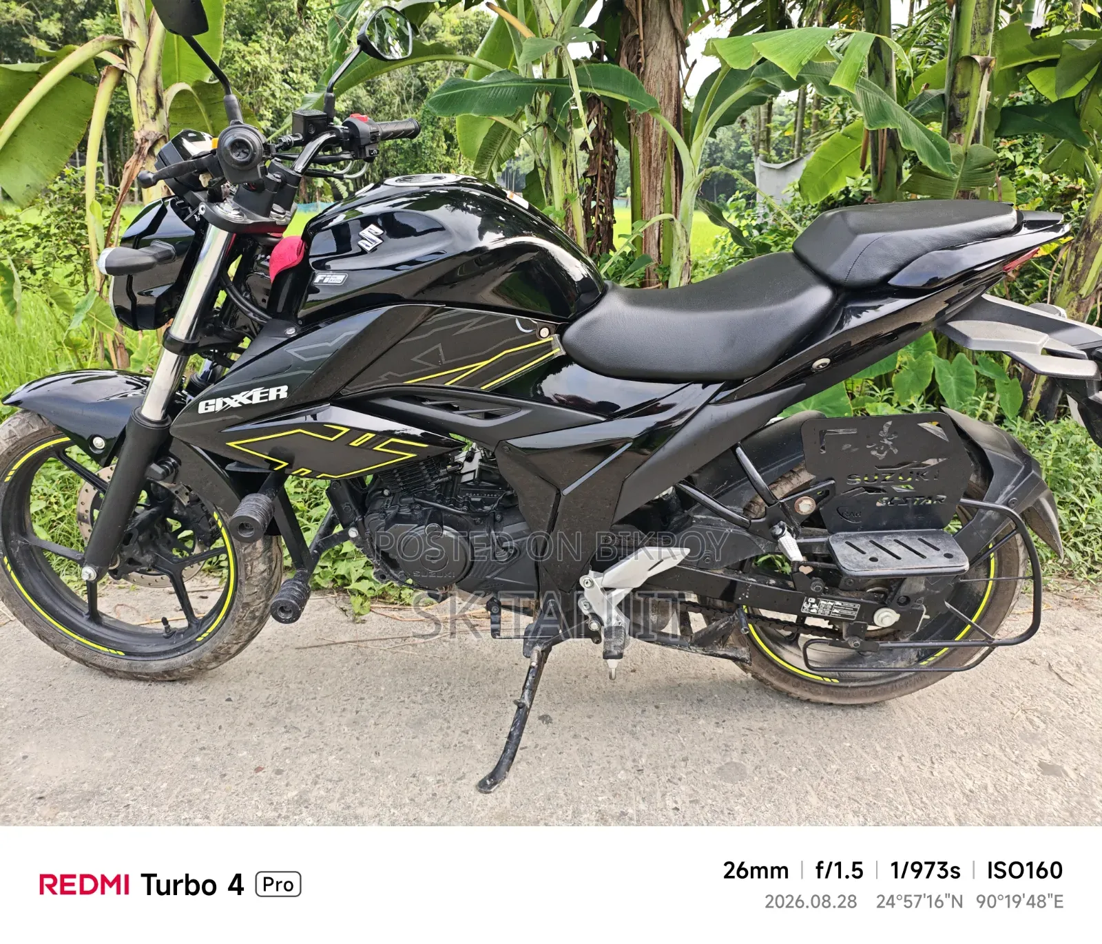 Suzuki Gixxer 2026 Black