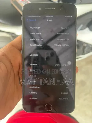 Apple iPhone 8 Plus 256 GB Black