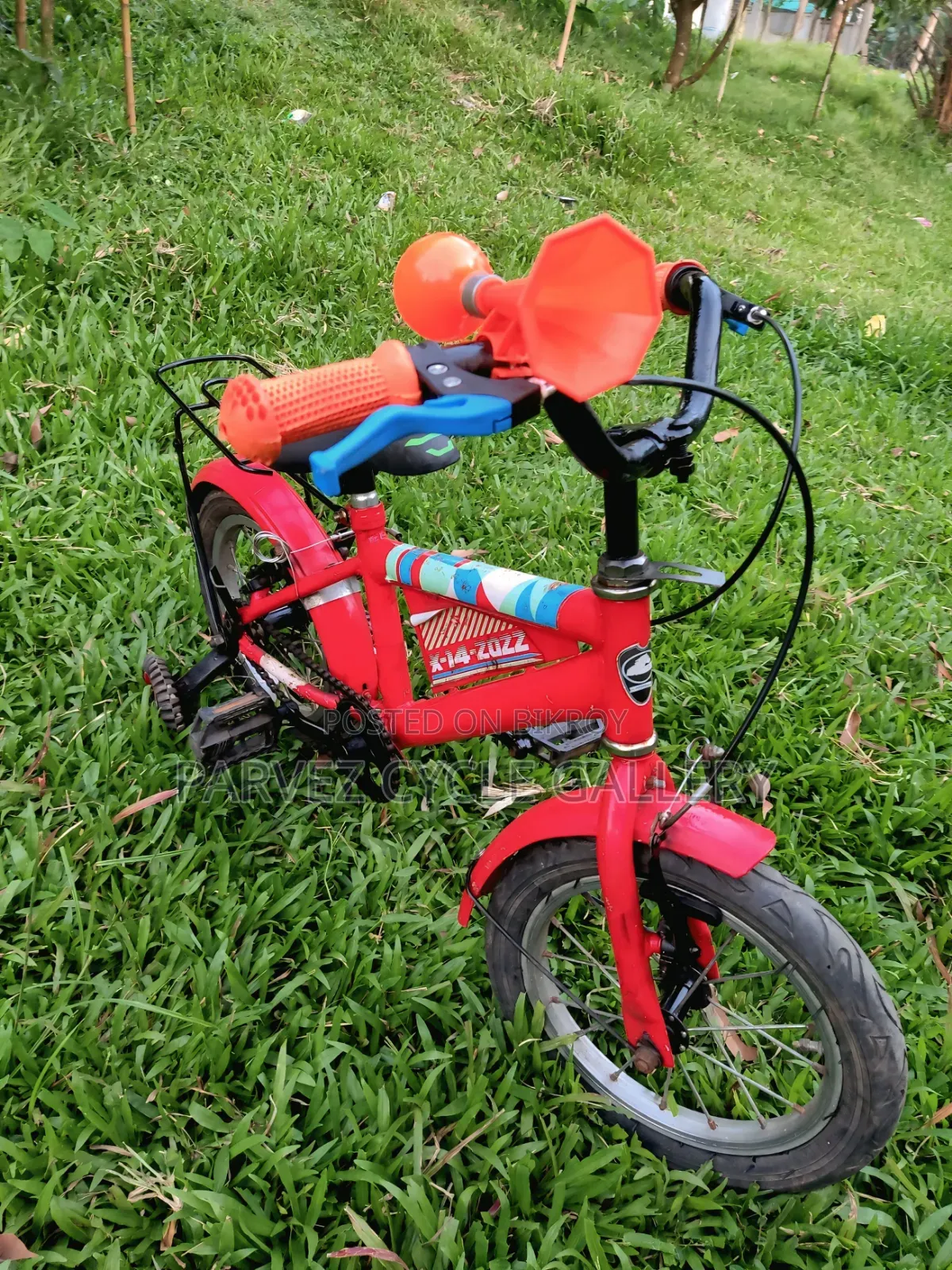 Duranta 14" With Training Wheels – Full Serviced Kids Cycle