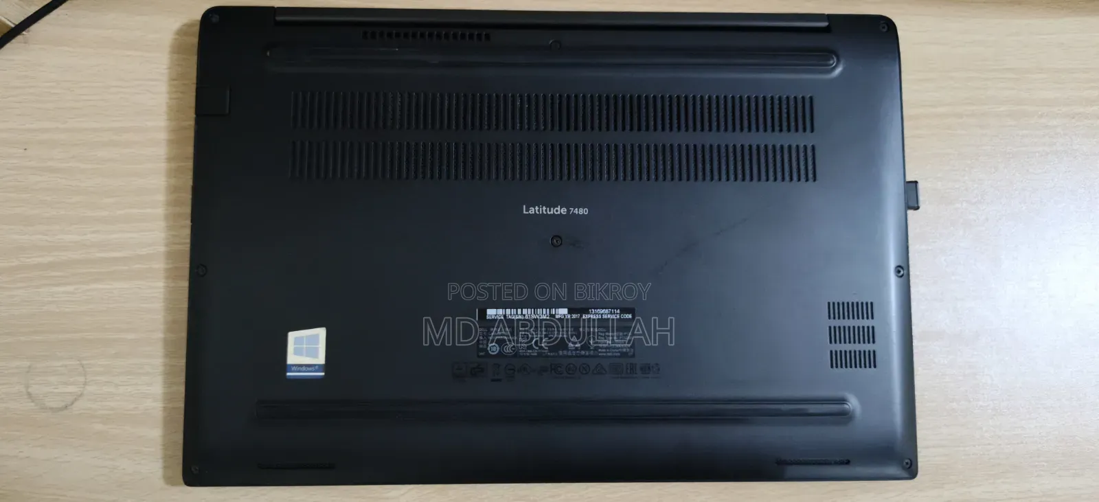 Laptop Dell Latitude 7480 8GB Intel Core i5 SSD 256GB