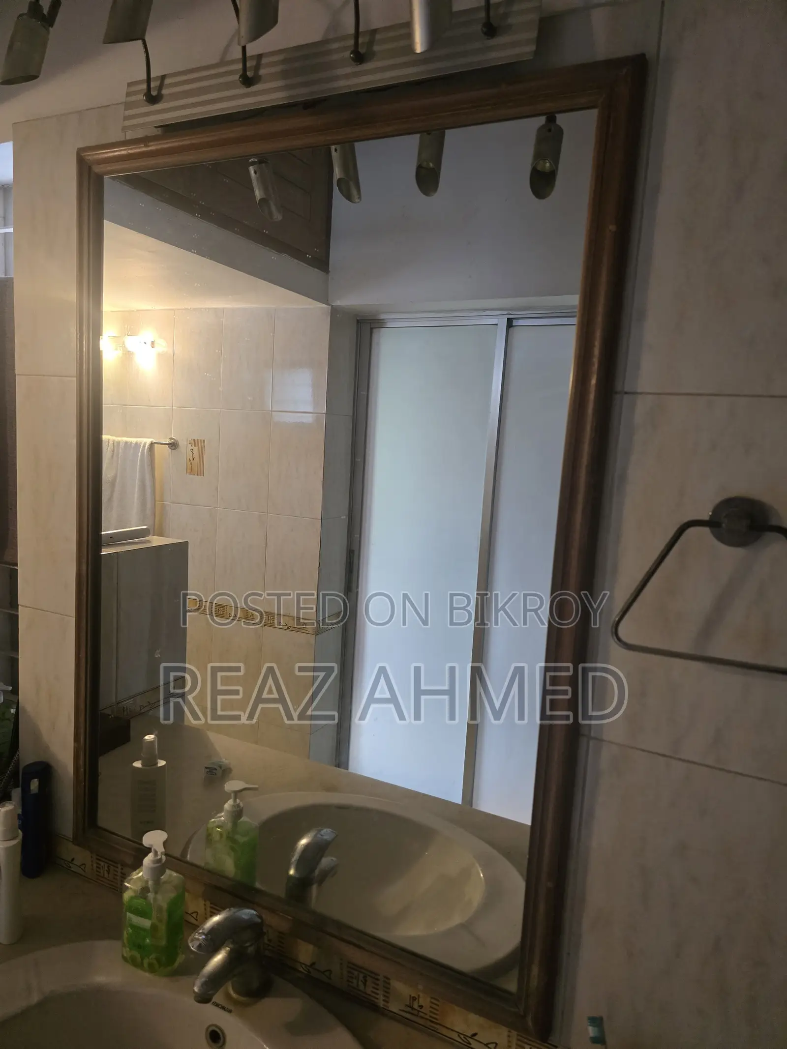 Large Bathroom Mirror Excellent Condition