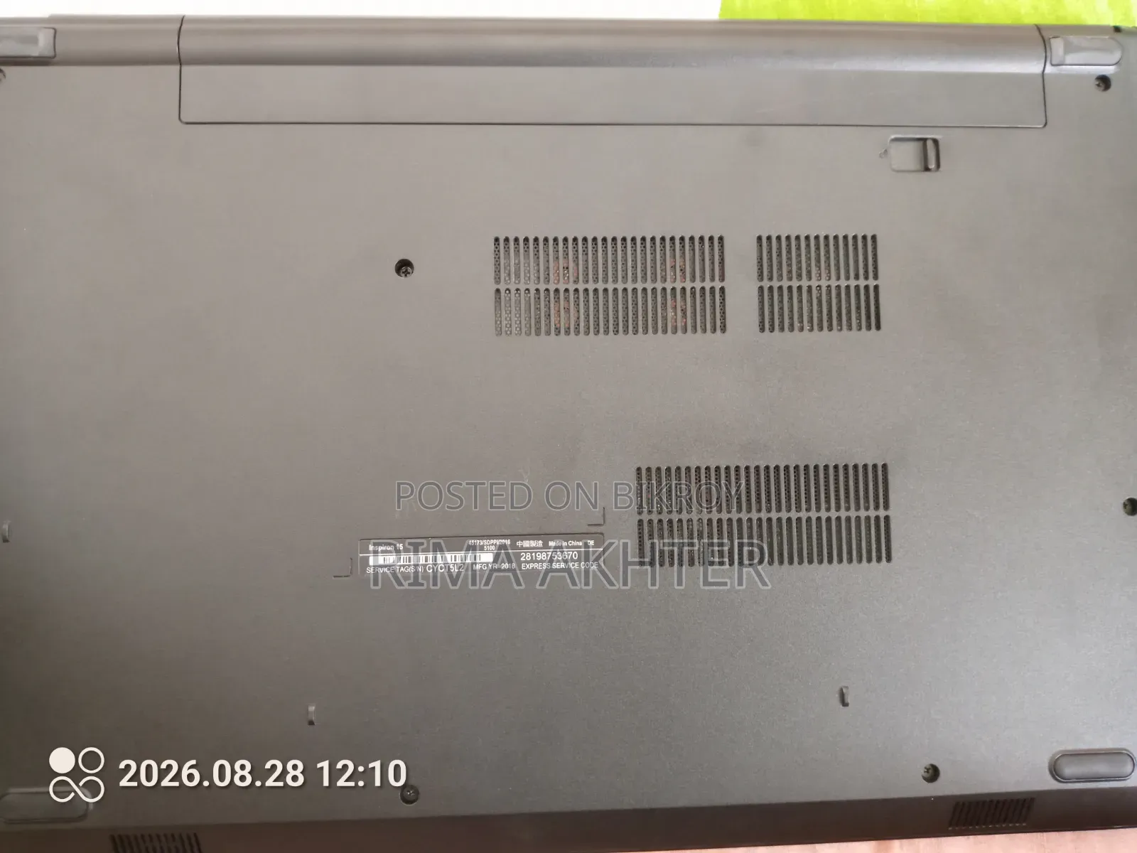 New Laptop Dell Inspiron 15 3000 8GB Intel Core i3 HDD 1T