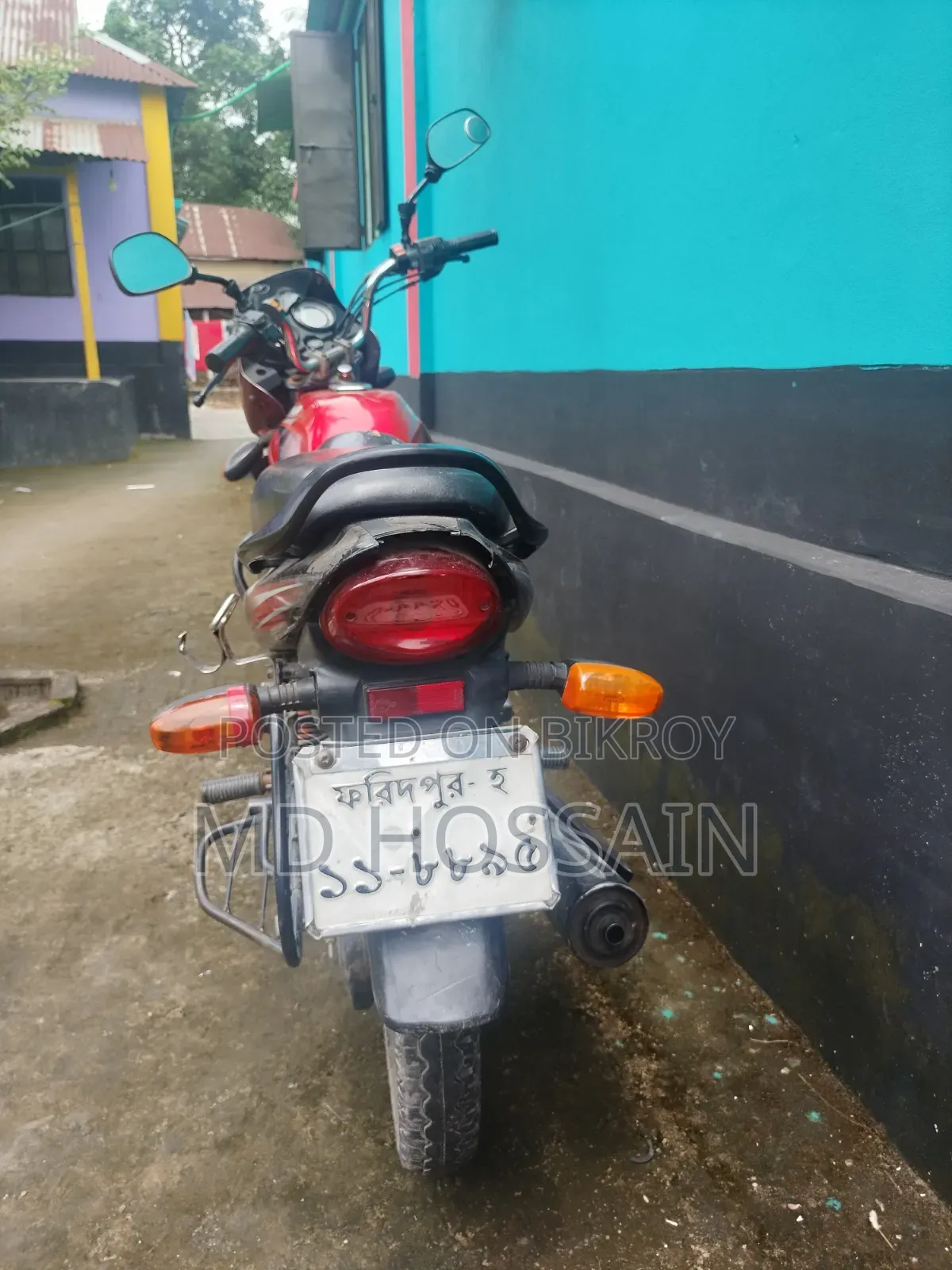 Bajaj Platina 100 2014 Red