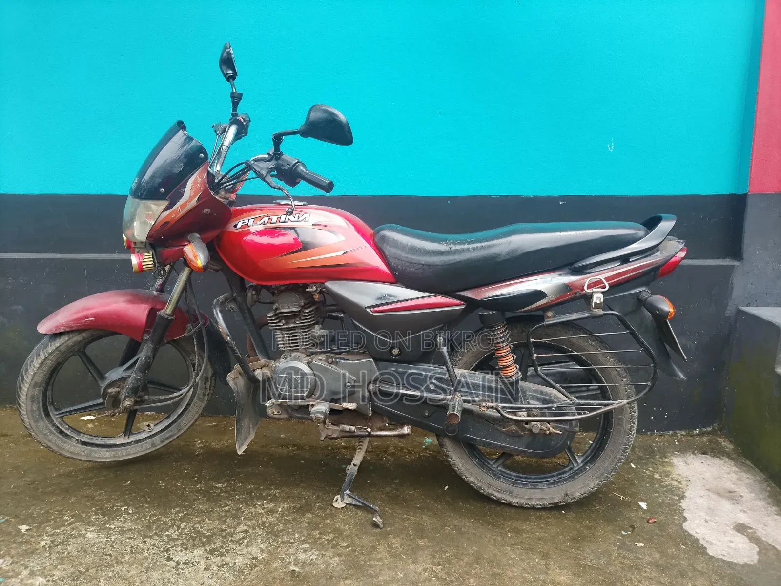 Bajaj Platina 100 2014 Red