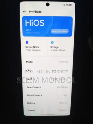 Tecno Camon 30 256 GB Black