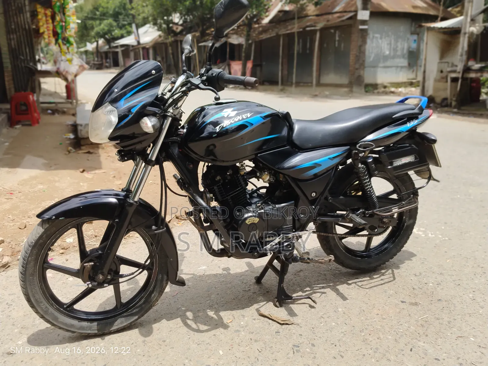 Bajaj Discover 135 2015 Black