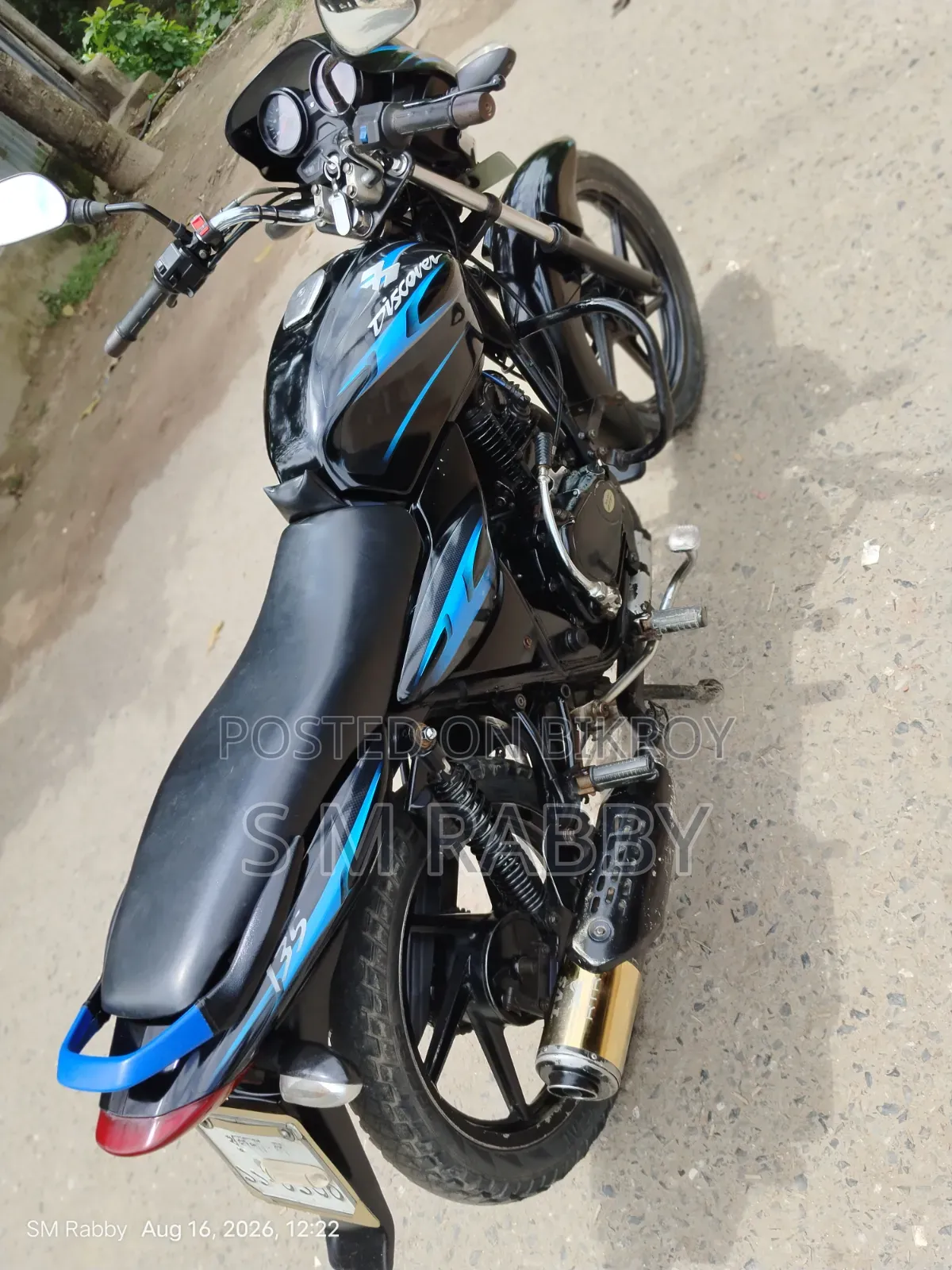 Bajaj Discover 135 2015 Black