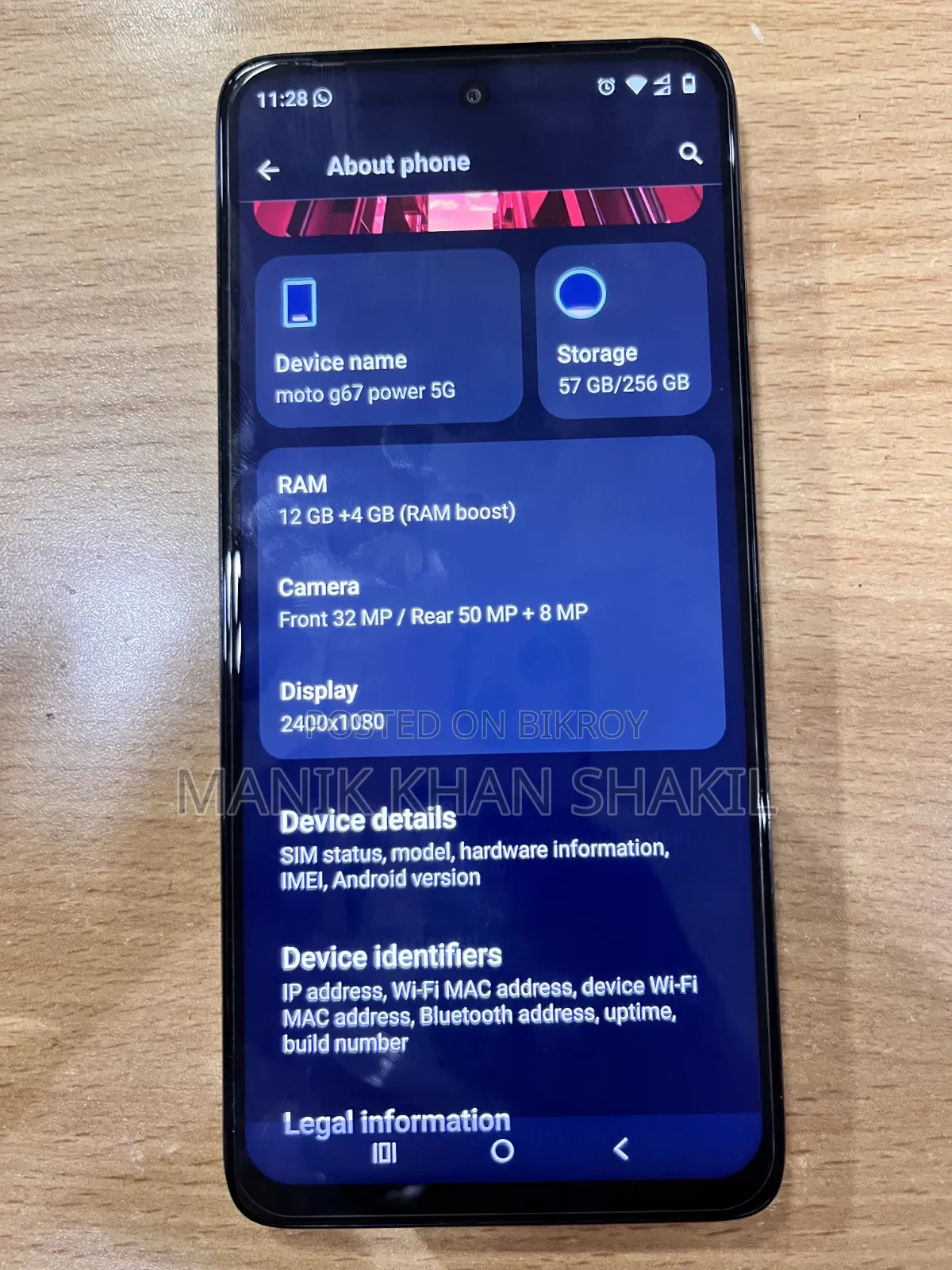 Motorola Moto G67 Power 5G 256 GB Green