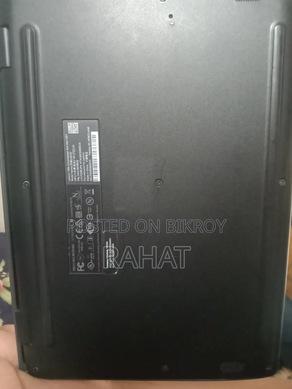Laptop Lenovo 4GB SSD 32GB
