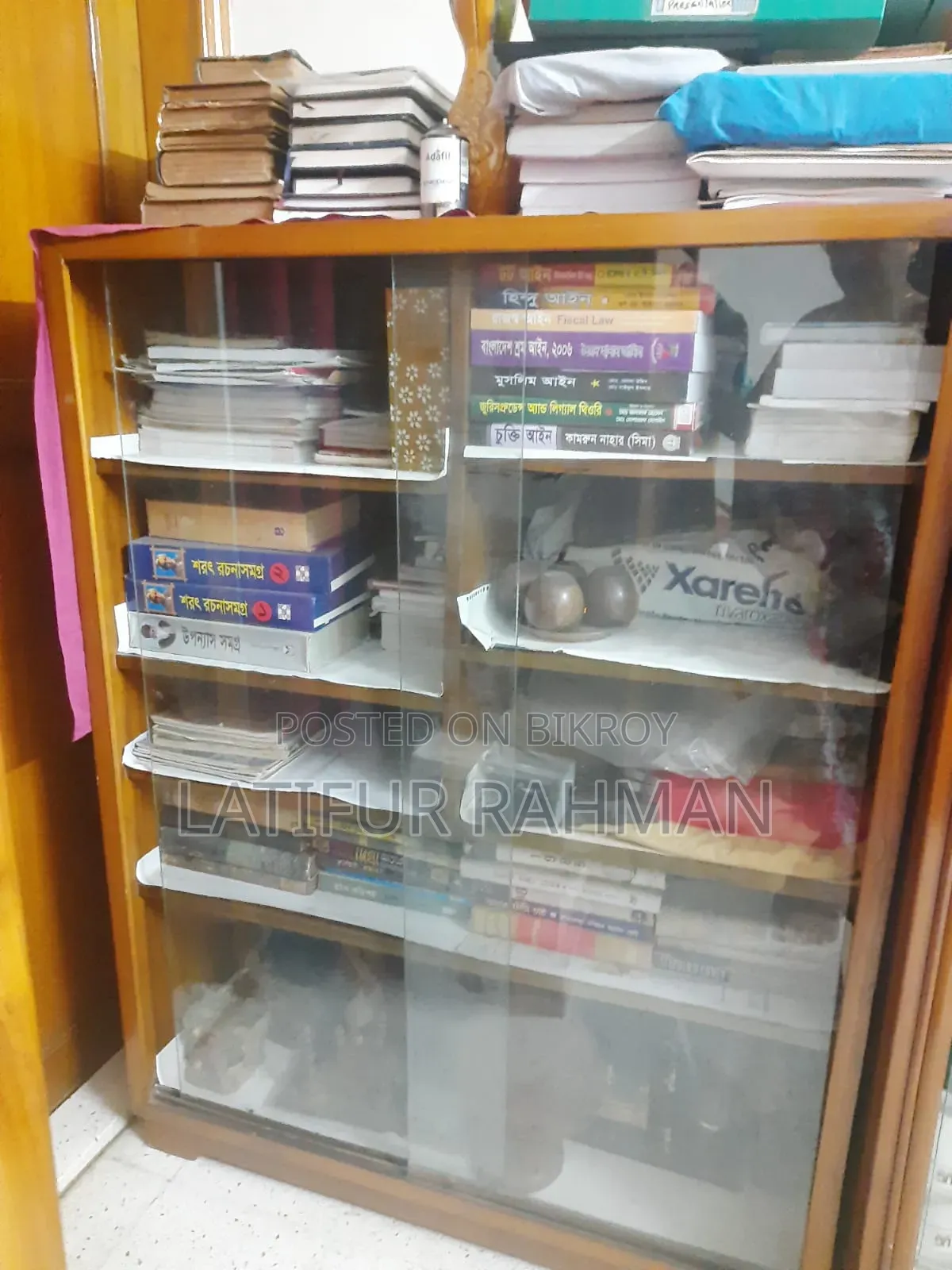 Bookself ( Original Teak Wood) 4 Feet / 3 Feet