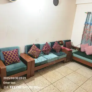 Mehagoni Wooden L Shaped Sofa