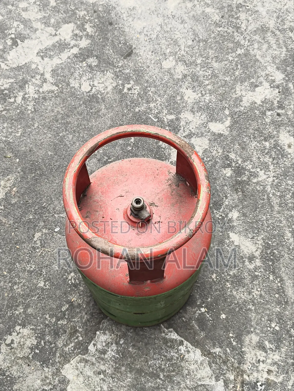 Empty Gas Cylinder