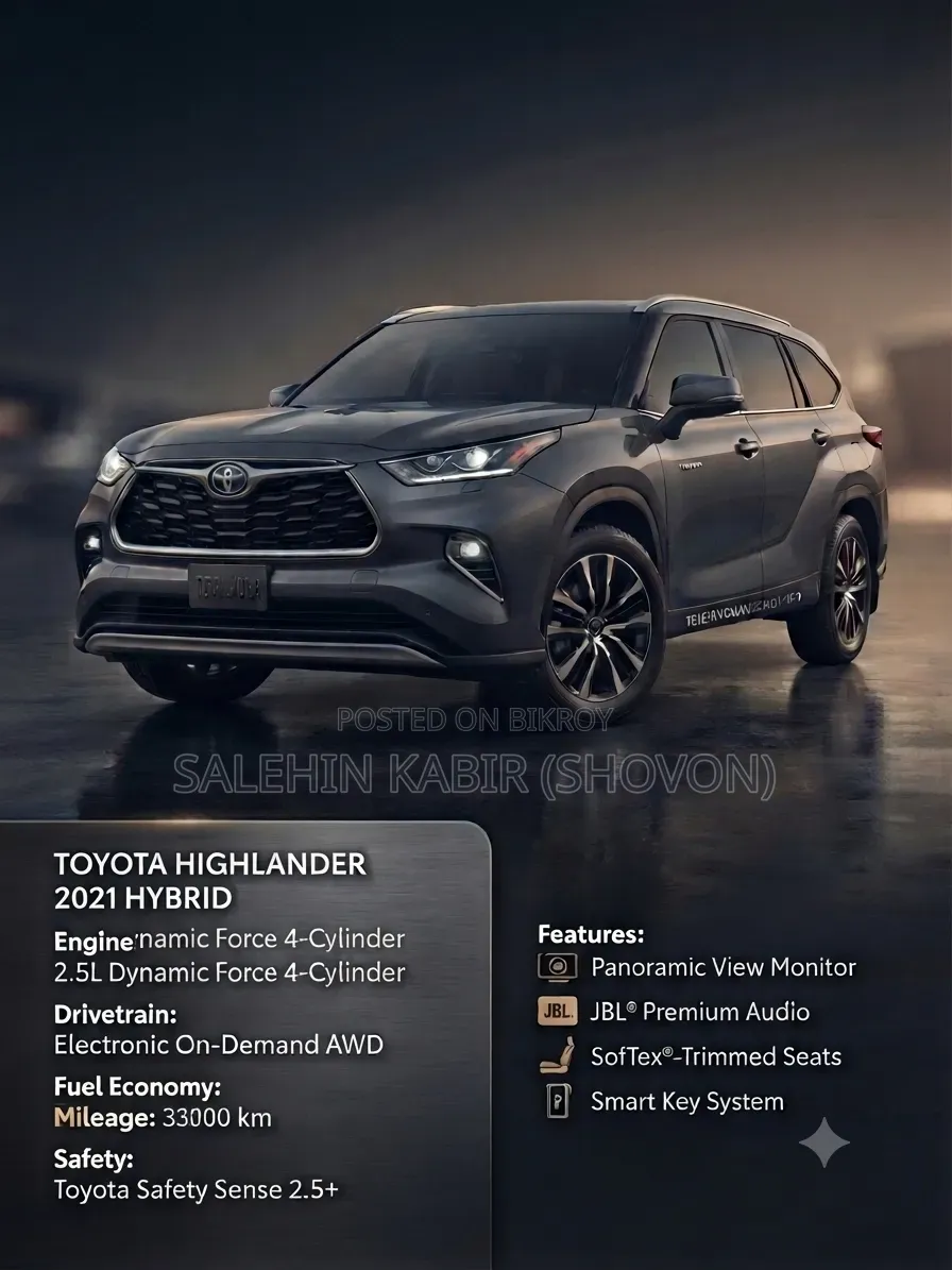 Toyota Highlander 2021 Gray