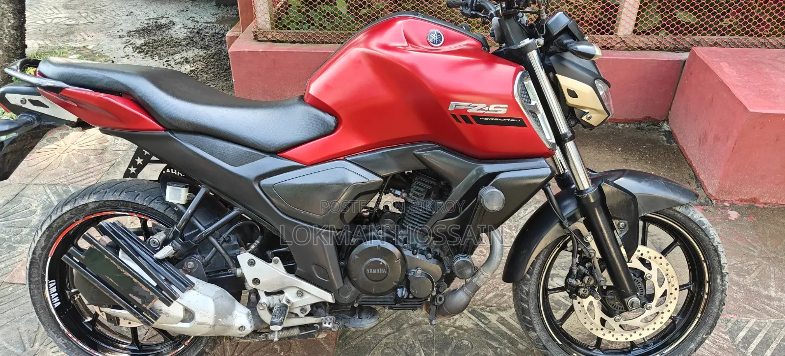 New Yamaha FZS V3 2024 Red