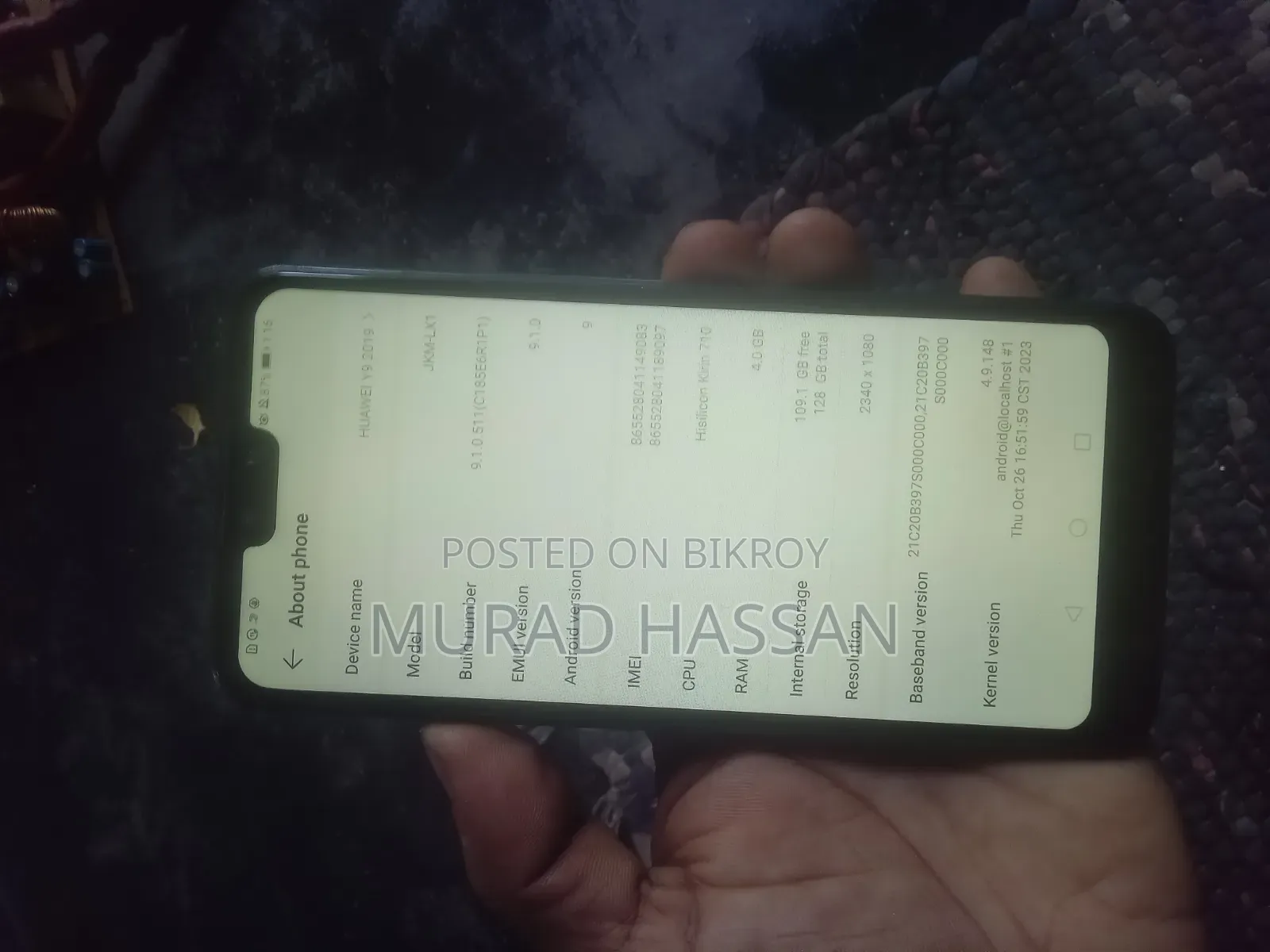 Huawei Y9 128 GB Black